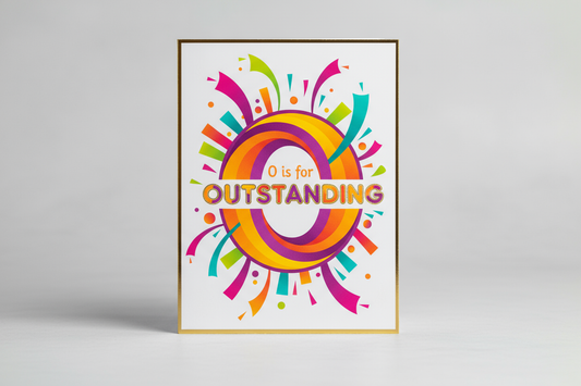 Letter O Card