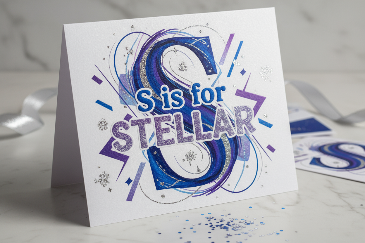 Letter S Card